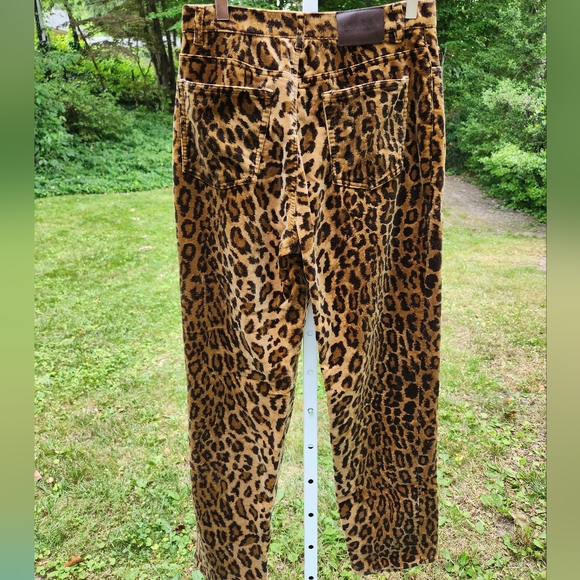 Ralph Lauren Leopard Print Velvet pants - Picture 4 of 7